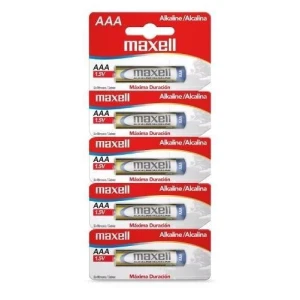 Alcalina AAA 5PK TIRA LR03 5TS Maxell
