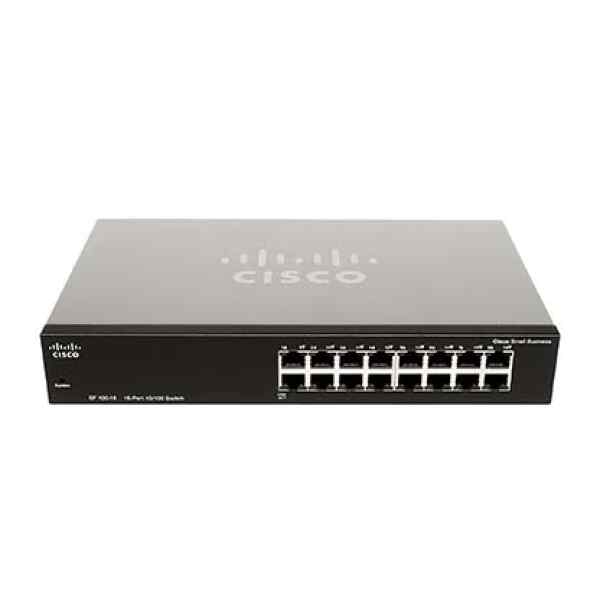 Swirtch Cisco SF100-16 de 16 puertos 10/100-0