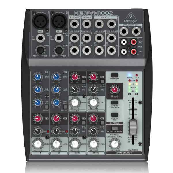 Consola de 10 entradas (2-XLR) 2-BUSES, 1002 XENYX - Behringer-0