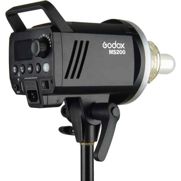 Kit de 3, Flash MS-200 con Softbox de 60X90, tripodes, trigger XT-16, estuche, reflector MS200-D - GODOX-13295