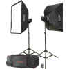 Kit de 2, Flash MS-300 con softbox de 60x90, tripodes, trigger | XT-16 con estuche y reflector - GODOX-0
