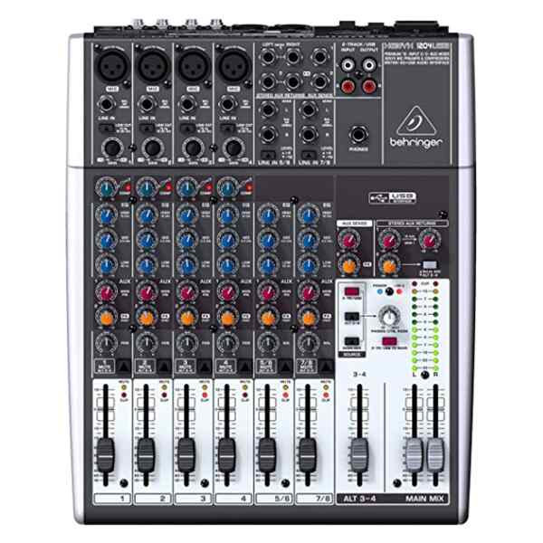 Consola de 12-entradas (4-XLR) 2/2-Buses 1204USB XENYX, BEHRINGER-12468