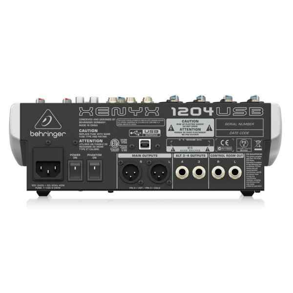 Consola de 12-entradas (4-XLR) 2/2-Buses 1204USB XENYX, BEHRINGER-12467