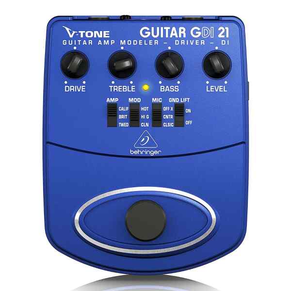 Modelador / Preamplificador / Caja directa de guitarra, GDI21 - Behringer-0