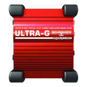Caja directa con emulador de bocina para guitarra GI100 ULTRA-G – Behringer