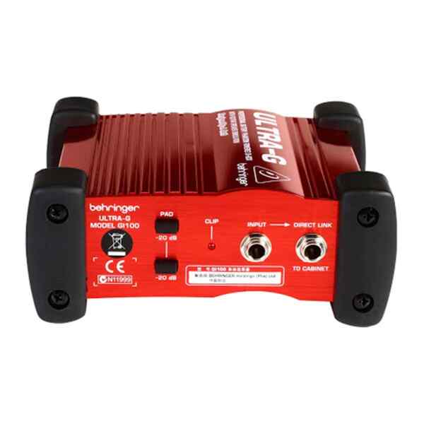 Caja directa con emulador de bocina para guitarra GI100 ULTRA-G - Behringer-12592