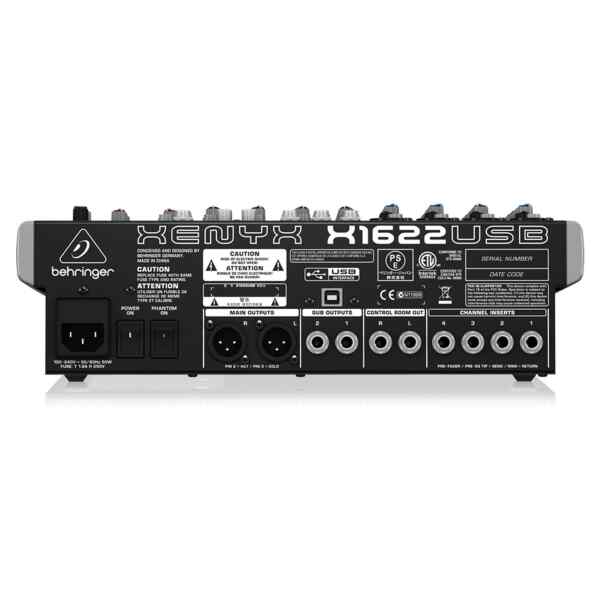 Mezclador de 16/2 entradas y 2 buses X1622USB - Behringer-12654