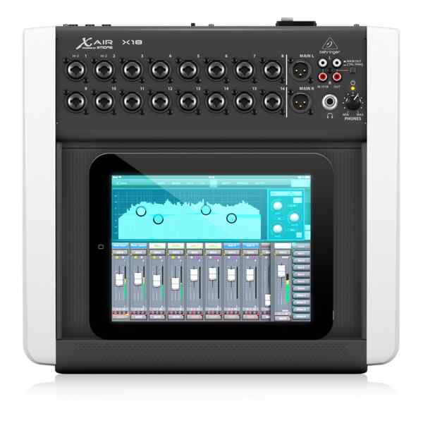 Consola digital de 18 canales y 12 buses para tabletas iPad / Android, X18 - Behringer-0