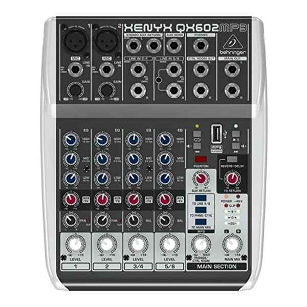CONSOLA DE 6-ENTRADAS | QX602MP3, XENYX - BEHRINGER-0
