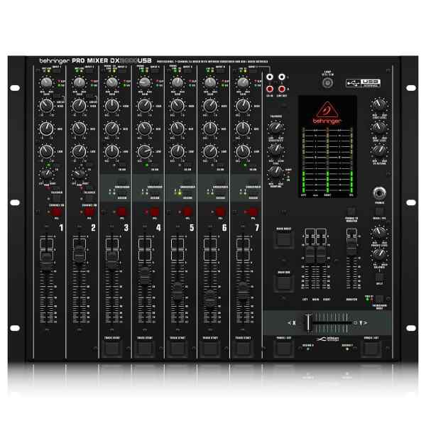 Mezclador profesional de DJ 7 Canales e interfaz USB, DX2000USB - Behringer-0