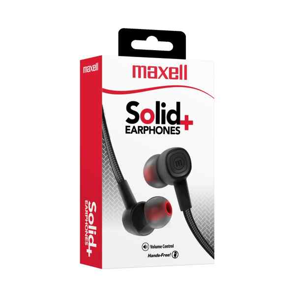 Audifonos SIN-8 SOLID + EARBUD TOKYO BLK - Maxell-12438