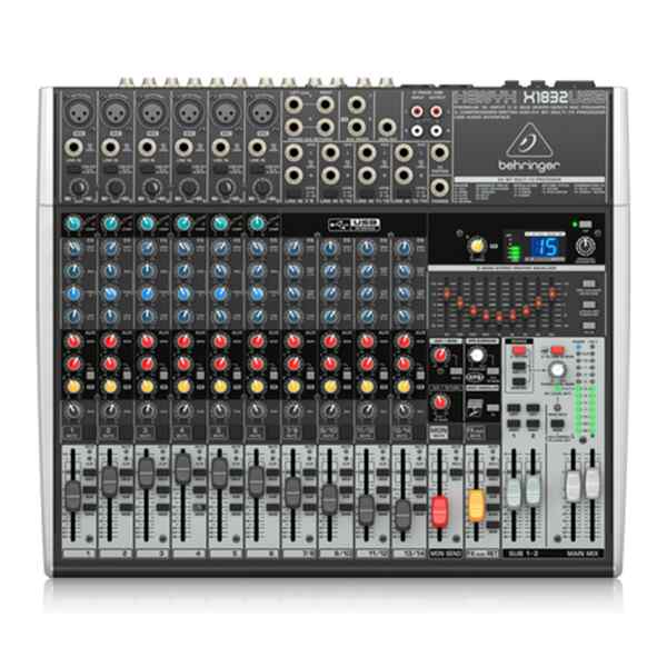 Mezclador de 18 entradas y 3/2 buses X1832USB - Behringer-0