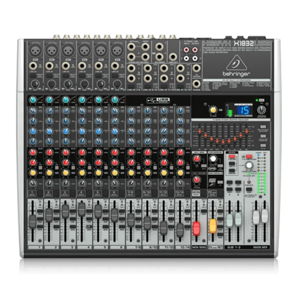 Mezclador de 18 entradas y 3/2 buses X1832USB - Behringer-0