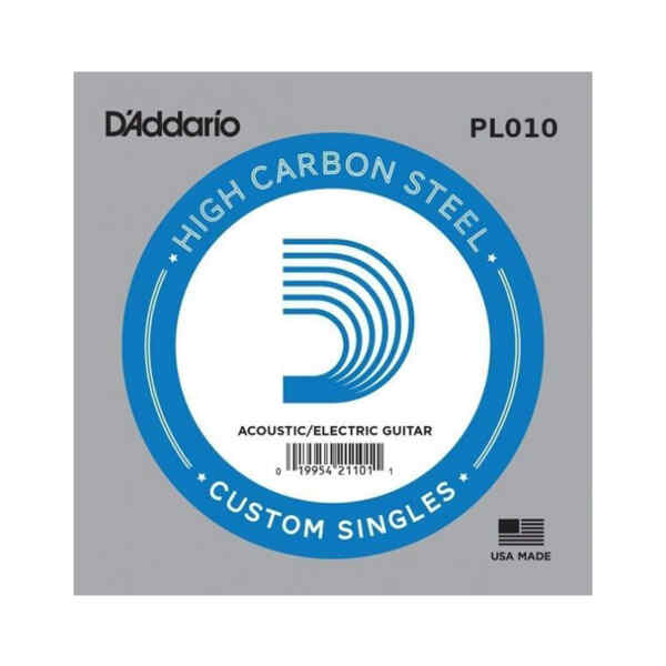 Cuerda de guitarra electroacustica PL010 1 - D'ADDARIO-0 Cuerda de guitarra electroacustica PL010 1 - D'ADDARIO-0