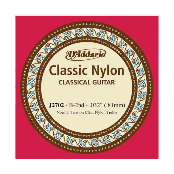Cuerda nylon blanco classic J2702 - D'ADDARIO-0