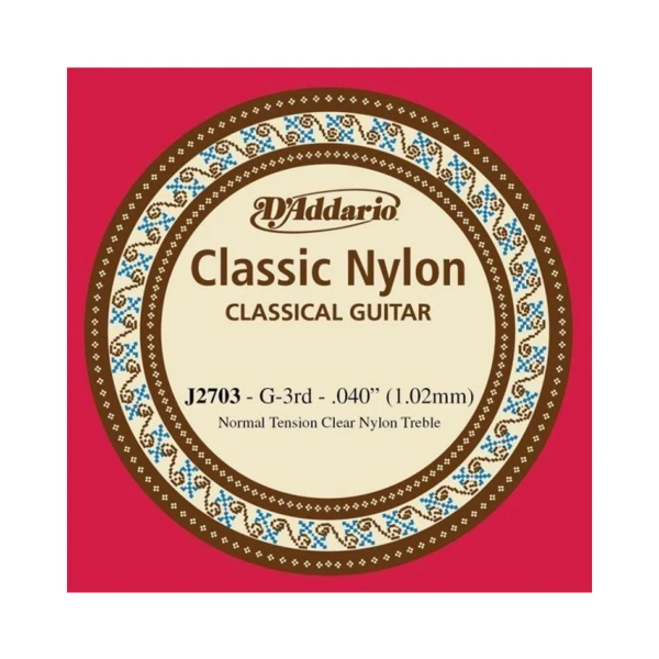 Cuerda nylon blanco classic J2703 - D'ADDARIO-0