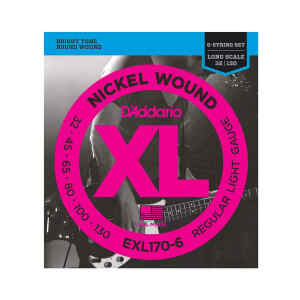 Juego de cuerdas de bajo electrico EXL170 6 - D'ADDARIO-0