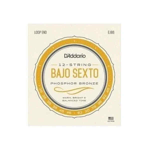 Juego de cuerdas para bajo sexto EJ86 - D'ADDARIO-0