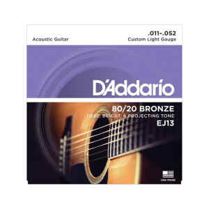 Juego de cuerdas para guitarra electroacustica EJ13 – D’ADDARIO Juego de cuerdas para guitarra electroacustica EJ13 – D’ADDARIO
