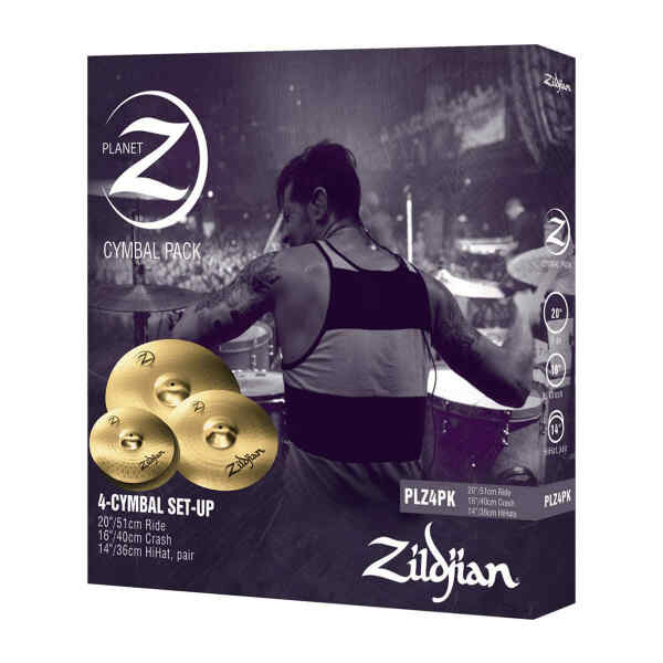 Paquete de platillos serie planet z de 3 piezas, Zildjan-14015