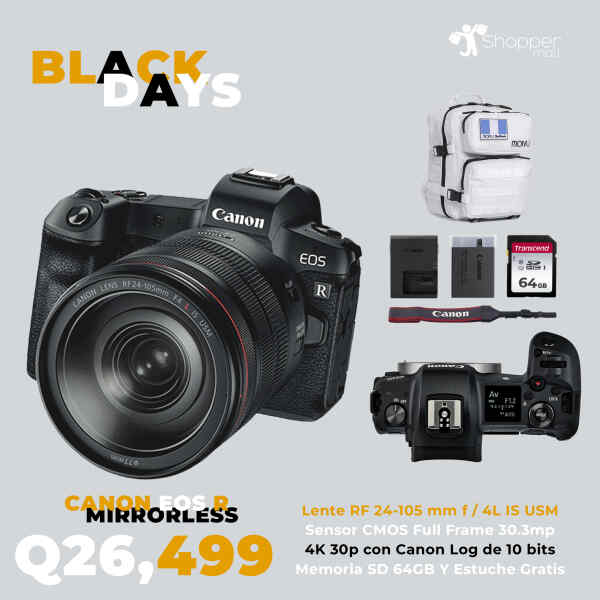 Camara EOS R 24-105mm | CANON Camara EOS R 24-105mm | CANON