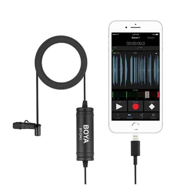 Microfono de Solapa para IOS LIGHTING | BY-DM1 - BOYA-0