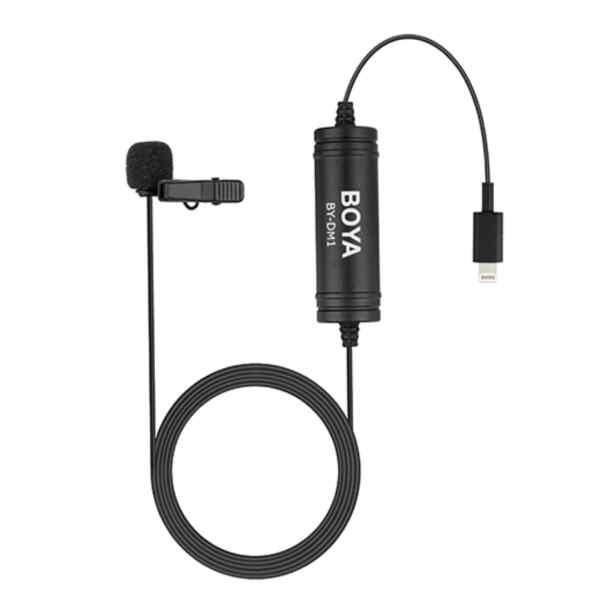 Microfono de Solapa para IOS LIGHTING | BY-DM1 - BOYA-13605