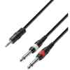 Cable para audio de MINI PLUG STEREO - 2 x 1/4" 3M | K3YWPP0300 - ADAM HALL-0