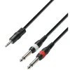 Cable para audio de MINI PLUG STEREO - 2 x 1/4" 3M | K3YWPP0300 - ADAM HALL-0