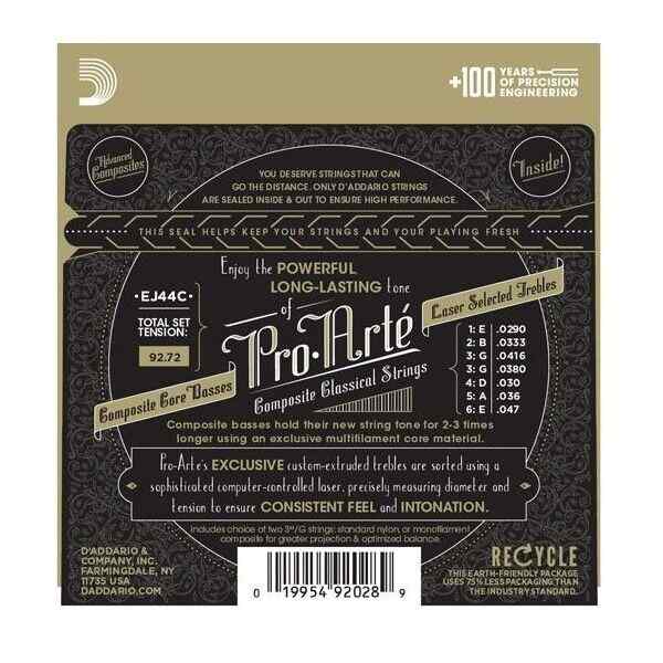 Juego de cuerdas nylon proarte EJ44C - D'ADDARIO-14517