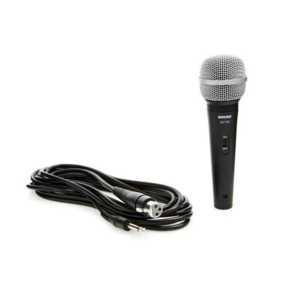 Microfono dinamico con cable XLR a XLR Patron Polar SV100 - Shure-13843