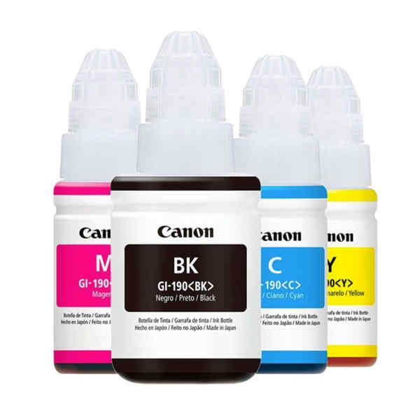 kit de 4 tintas CMYK, GI-190 - Canon-0
