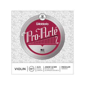 Juego de cuerdas para violín J56W proarte-D'addario-0