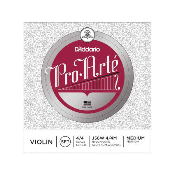 Juego de cuerdas para violín J56W proarte-D'addario-0