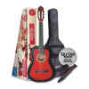 Combo de guitarra roja clasica, funda y clases en linea | SPCG44TRB - ASHTON-0