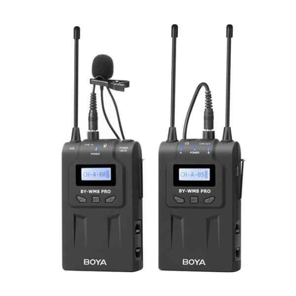 Microfono inalambrico de solapa 1TX Y 1RX | BY-WM8-PROK1 KIT - BOYA-0
