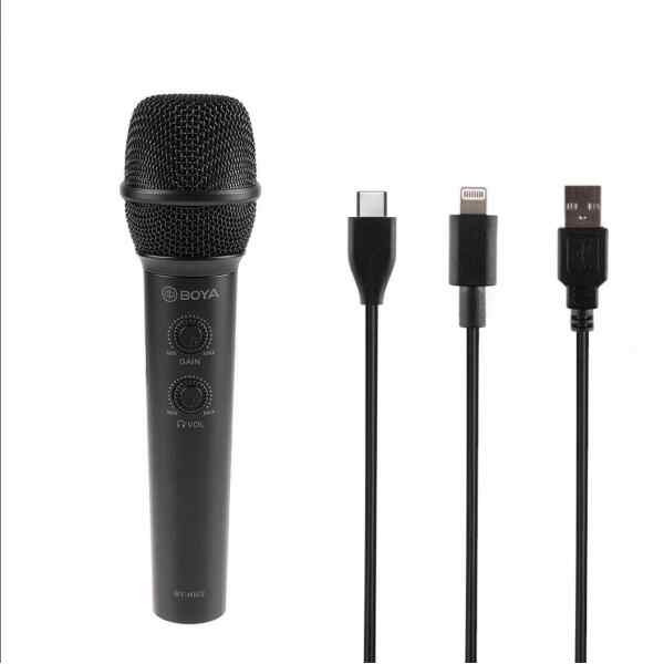 Microfono de mano digital con condensador |  BOY-M-HM2 - BOYA-0