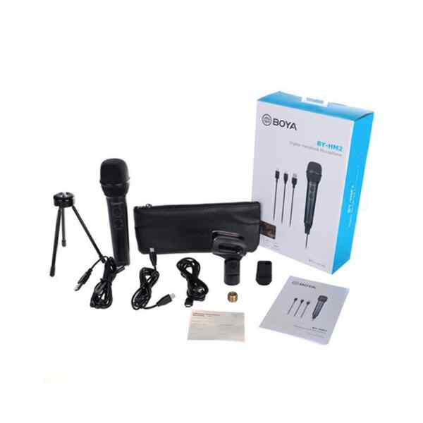Microfono de mano digital con condensador |  BOY-M-HM2 - BOYA-15890