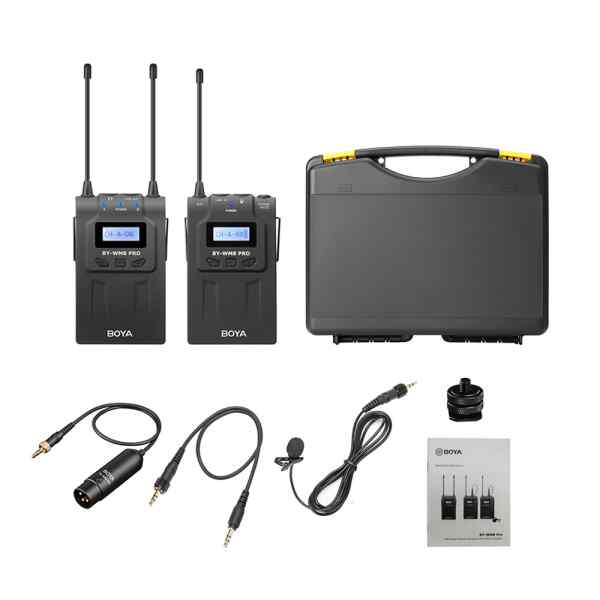 Microfono inalambrico de solapa 1TX Y 1RX | BY-WM8-PROK1 KIT - BOYA-15600