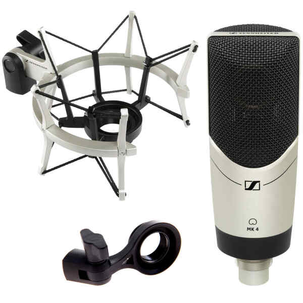 Set de microfono profesional condensador cardioide de 50Ω | MK4 SET - SENNHEISER-15671