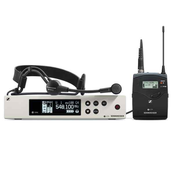 Sistema inalambrico de microfono de diadema ME3 | EW 100G4 ME3 A - SENNHEISER-0