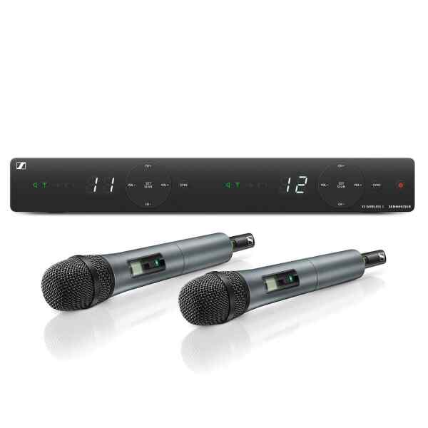 Sistema de microfono inalambrico dual de mano | XSW 1-825 DUAL - SENNHEISER-0
