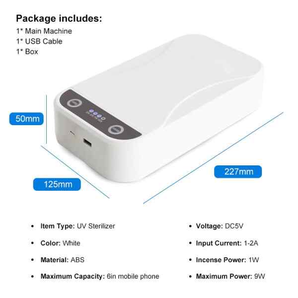 Caja Esterilizadora y Desinfectante UV | Multi UVC Sterilizer-16488