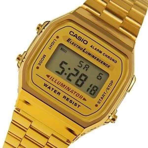 Reloj digital de metal | A168WG-9WDF - CASIO-16940