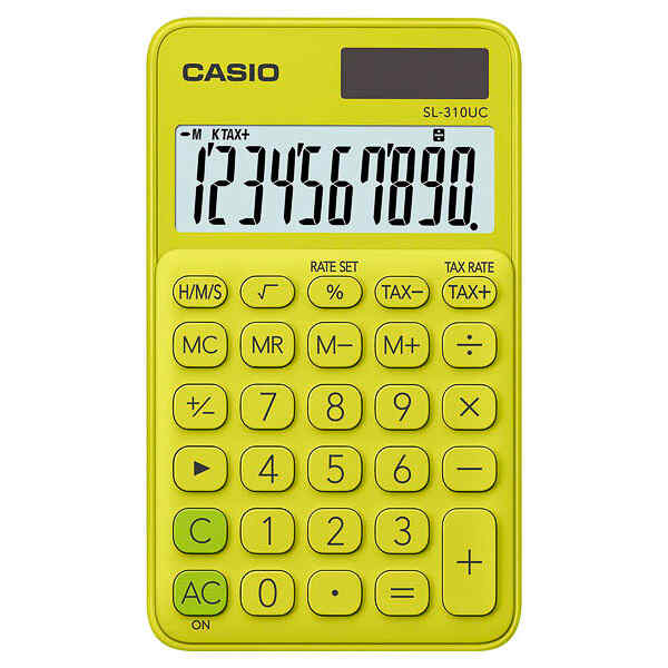 Calculadora portatil | SL-310UC-YG - CASIO-0