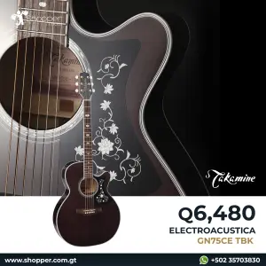 Guitarra electro-acustica  |  GN75CE TBK – TAKAMINE