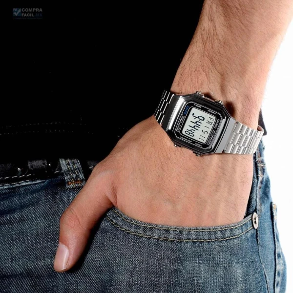 Reloj digital de metal | A178WA-1ADF - CASIO-16965
