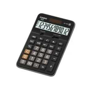 Calculadora compacta de escritorio | AX-12B-W-DC – CASIO Calculadora compacta de escritorio | AX-12B-W-DC – CASIO