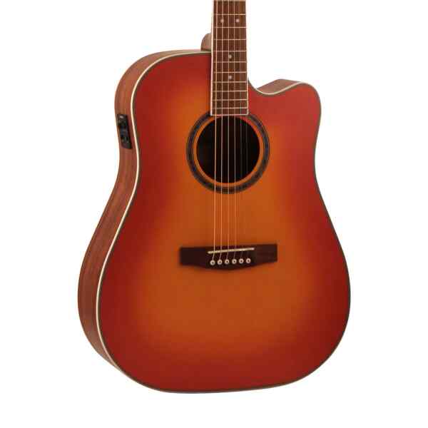 Guitarra Electroacustica con funda | AD890CF LVBS - CORT-18118
