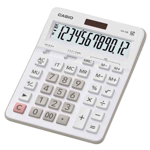 Calculadora de escritorio | GX-12B-WE-W-DC - CASIO-0